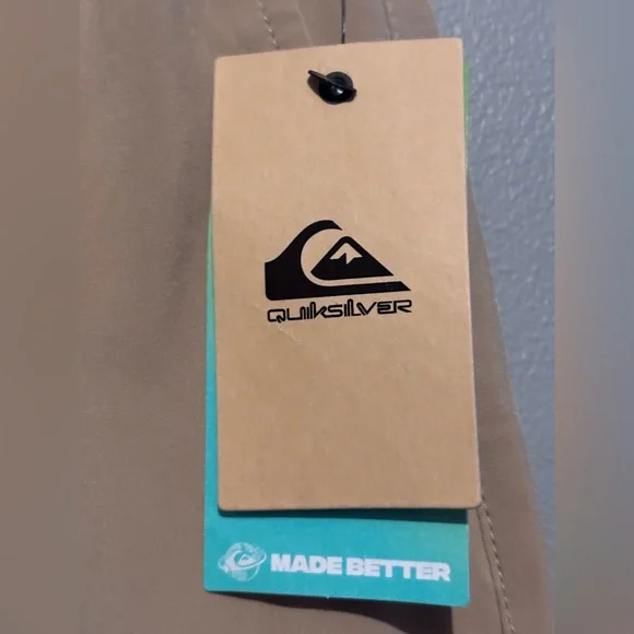 NWT Boys Quiksilver Khaki Amphibian Walkshorts - Picture 4 of 11